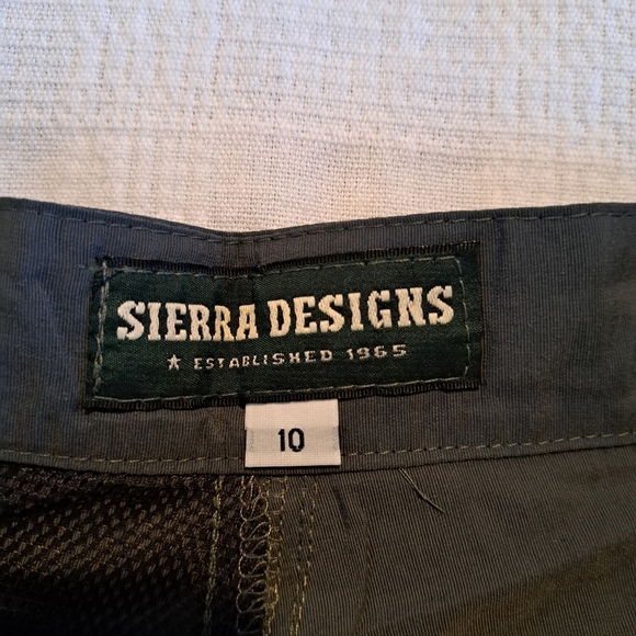 Sierra Designs women's size 10 backpack shorts gray, New - Picture 5 of 10